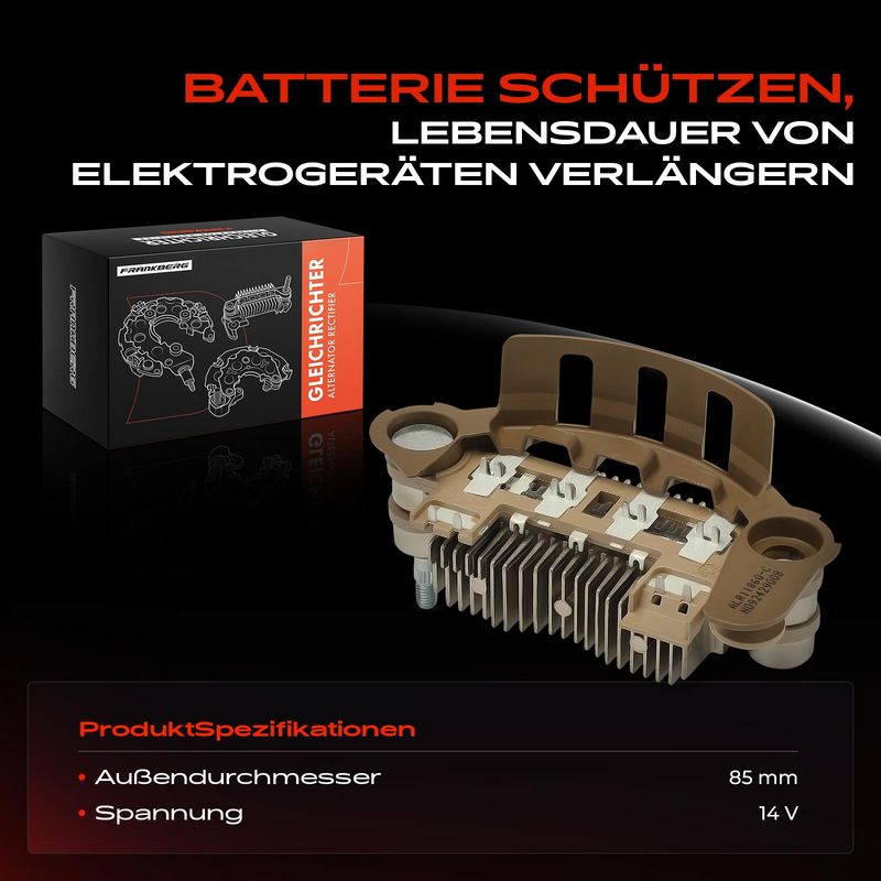 Frankberg 5481FB0061743 Rectifier, alternator
