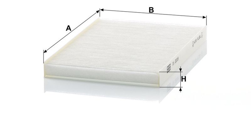 Filter, salongiõhk, MANN-FILTER CU 2218