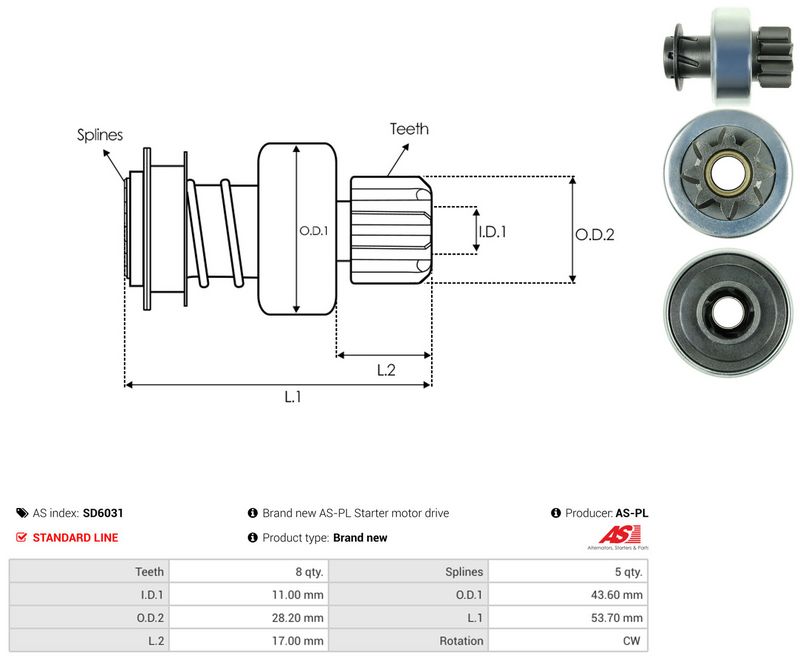 Vabajooks, starter, AS-PL SD6031