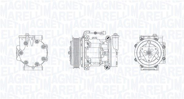 MAGNETI MARELLI Kompresorius, oro kondicionierius
