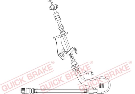 Гальмівний шланг, Quick Brake 58.887X