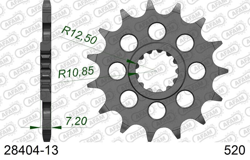 Roata dintata AFAM 28404-13