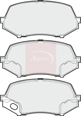 APEC Brake Pad Set, disc brake PAD1690
