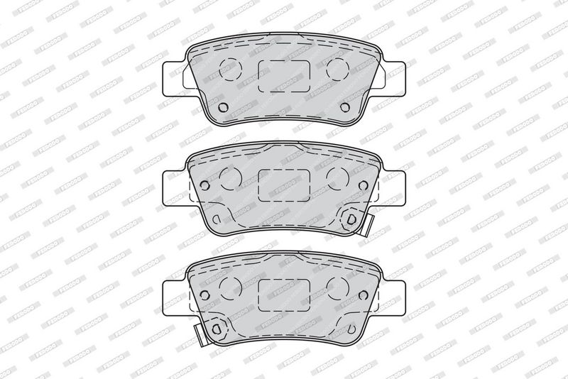 FERODO Plaquettes de frein à disque FDB4233