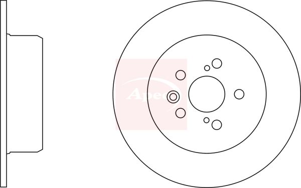APEC Brake Disc DSK2305