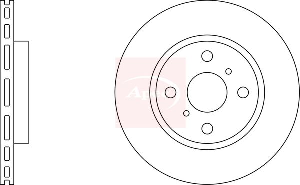 APEC Brake Disc DSK2048