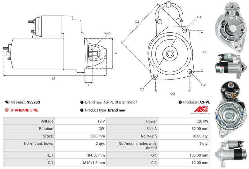 AS-PL S5323S Starter