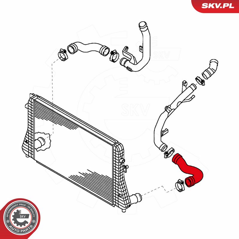 ESEN SKV 24SKV642 Charge Air Hose