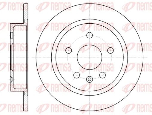 REMSA OPEL диск гальмівний задній 292*12 Insignia 08-.