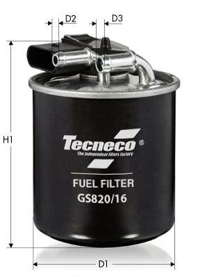 TECNECO FILTERS Üzemanyagszűrő GS820/16