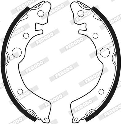 FERODO FSB204 Brake Shoe Set