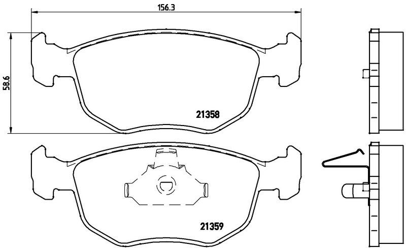 BREMBO P24069 Brake Pad Set, disc brake