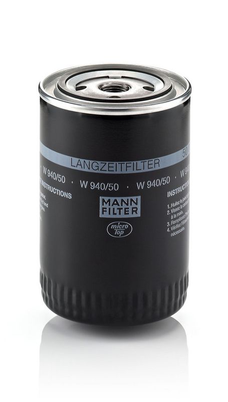 Õlifilter, MANN-FILTER W 940, 50