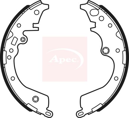 APEC Brake Shoe Set SHU766