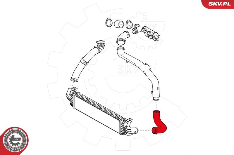 ESEN SKV 24SKV949 Charge Air Hose