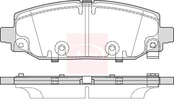 APEC Brake Pad Set, disc brake PAD2451