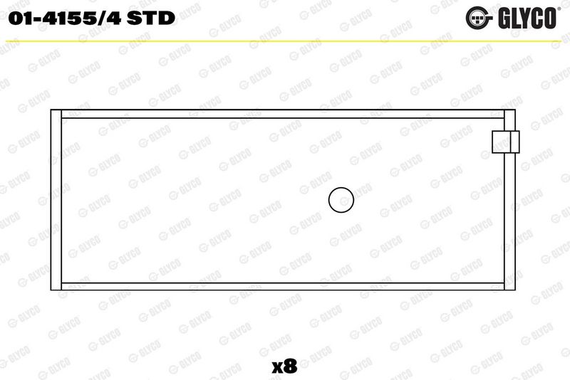 Coussinet+bielle GLYCO 01-4155/4 STD