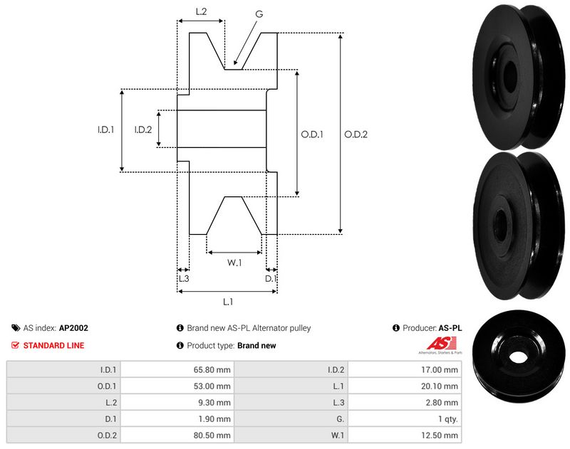 Rihmaratas, generaator, AS-PL AP2002