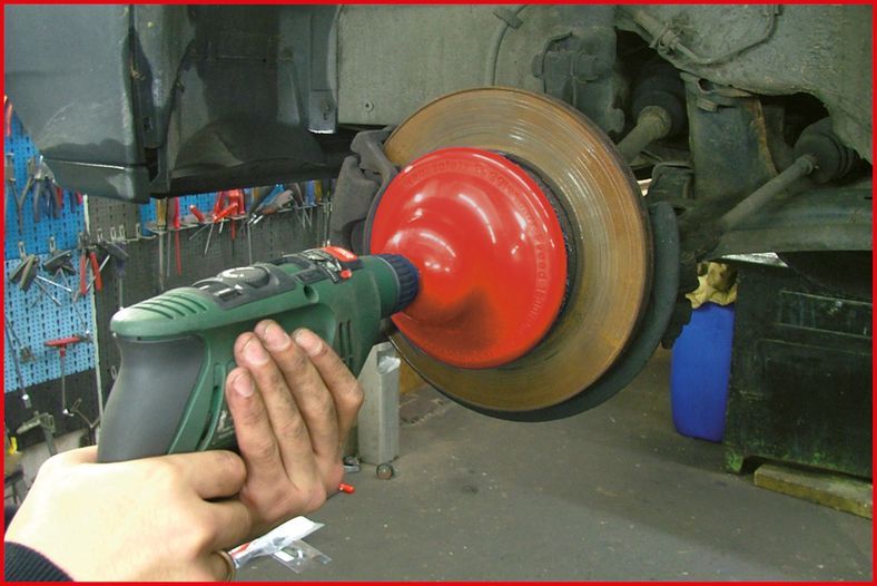 KS TOOLS 100.5070 Sanding disc set, wheel hub grinder