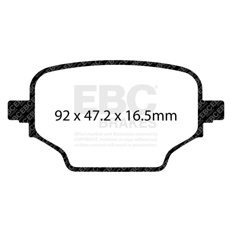 EBC Brakes Remblokkenset, schijfrem DPX2473