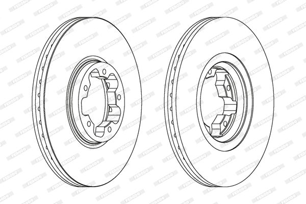 Гальмівний диск, Ferodo DDF1113