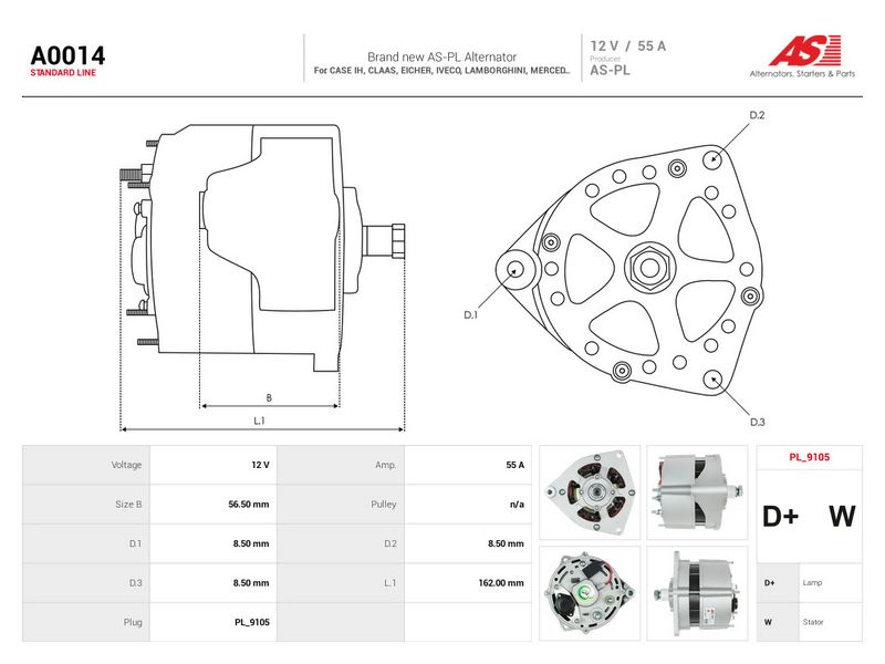 Generaator, AS-PL A0014
