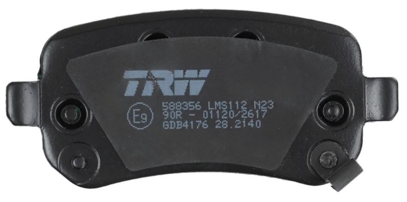TRW GDB4176 Brake Pad Set, disc brake