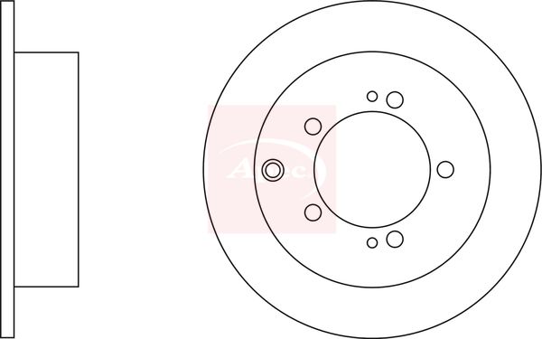 APEC Brake Disc DSK2317