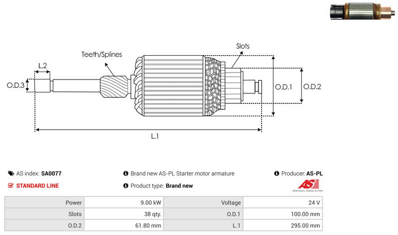 Ankur, starter, AS-PL SA0077