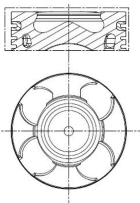 MAHLE dugattyú 011 PI 00100 000