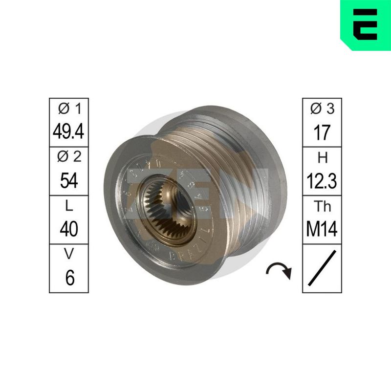 Механізм вільного ходу генератора, Era ZN5464