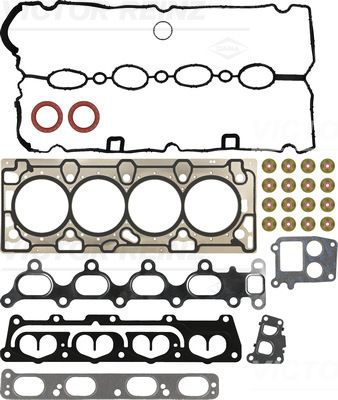 Комплект ущільнень, голівка циліндра, OPEL ASTRA/MERIVA/VECTRA/ZAFIRA 00- Z16XEP ГБЦ, Victor Reinz 02-36025-01