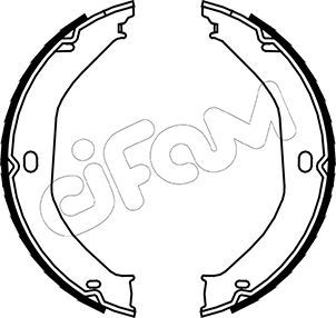 Set saboti frana, frana de mana 153-360 CIFAM