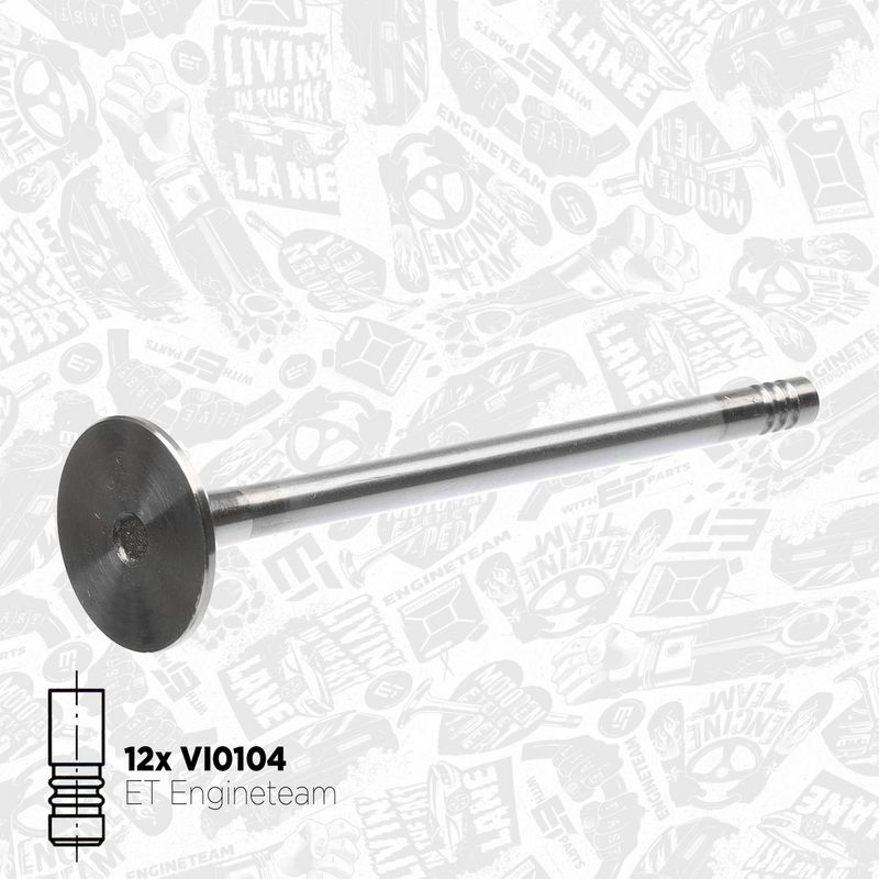 Product Image - Kleppenset, in-/uitlaatklep - VS0028 - ET ENGINETEAM