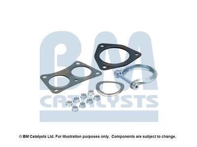 Montagesatz, Abgasanlage