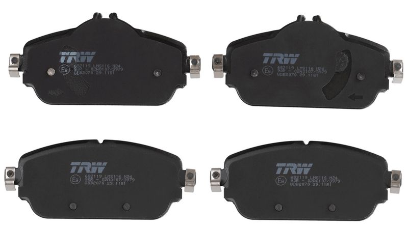 TRW GDB2070 Brake Pad Set, disc brake