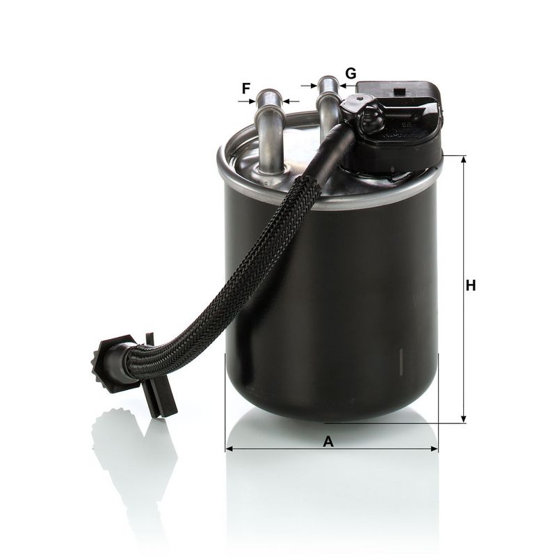 Kütusefilter, MANN-FILTER WK 820, 23