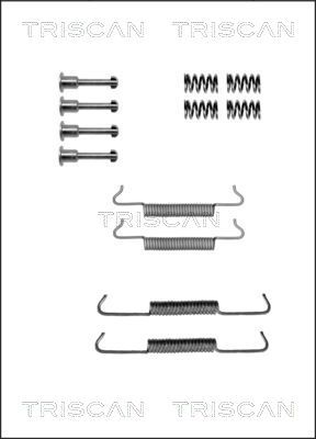 TRISCAN tartozékkészlet, rögzítőfék pofa 8105 102589