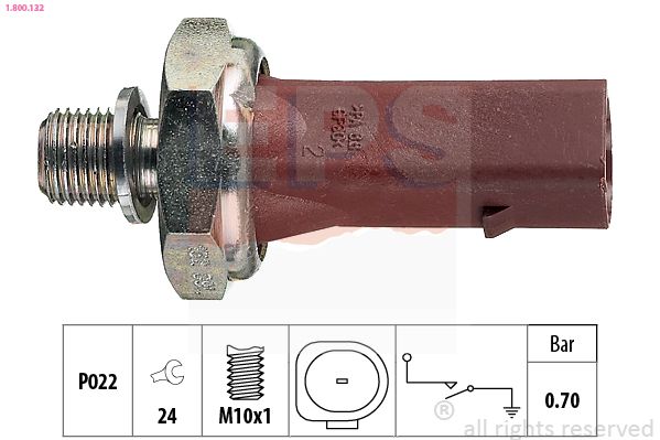 EPC Volkswagen датчик давления масла Audi A3,6,Q3,Q5,Golf V,VI,Passat,Caddy III,T4,5,Crafter,Skoda