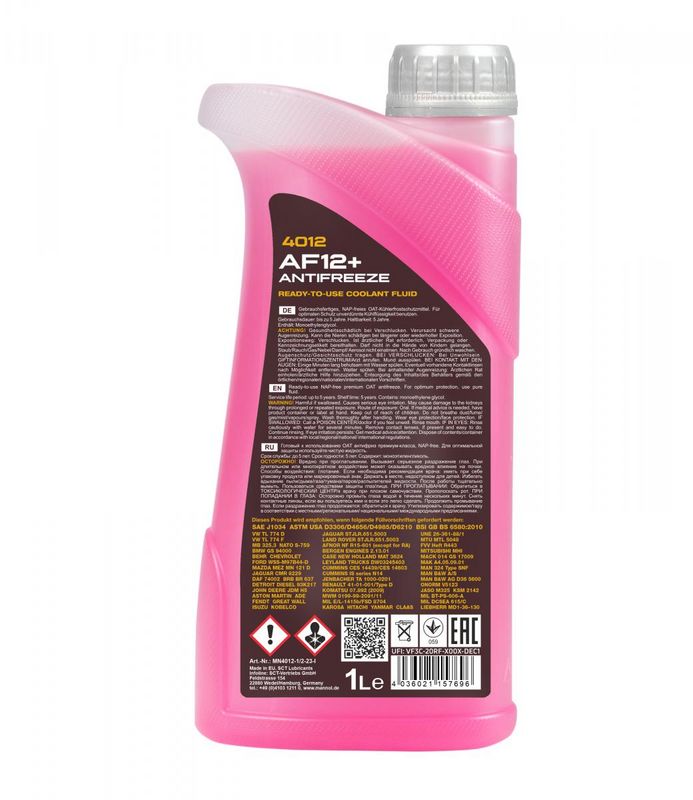 SCT - MANNOL MN4012-1 Antifreeze