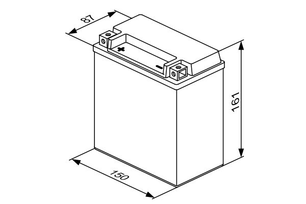 BOSCH 0 092 M60 220 Starter Battery