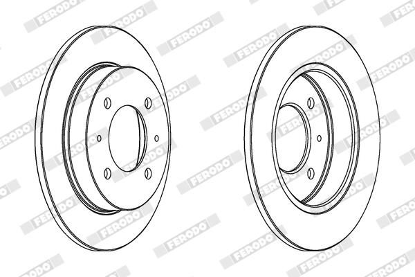 FERODO DDF1176 Brake Disc