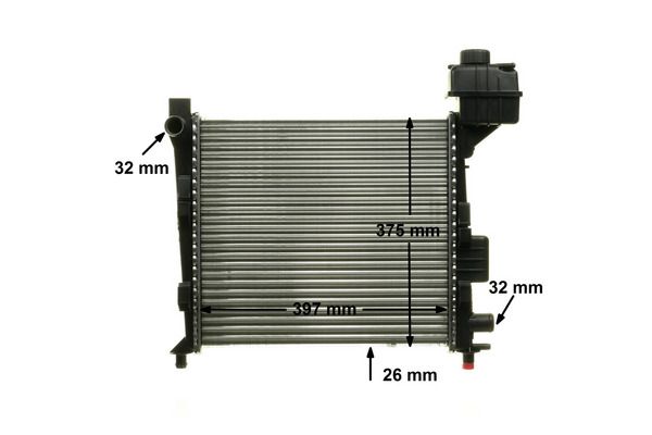 MAHLE CR 322 000P Radiator, engine cooling
