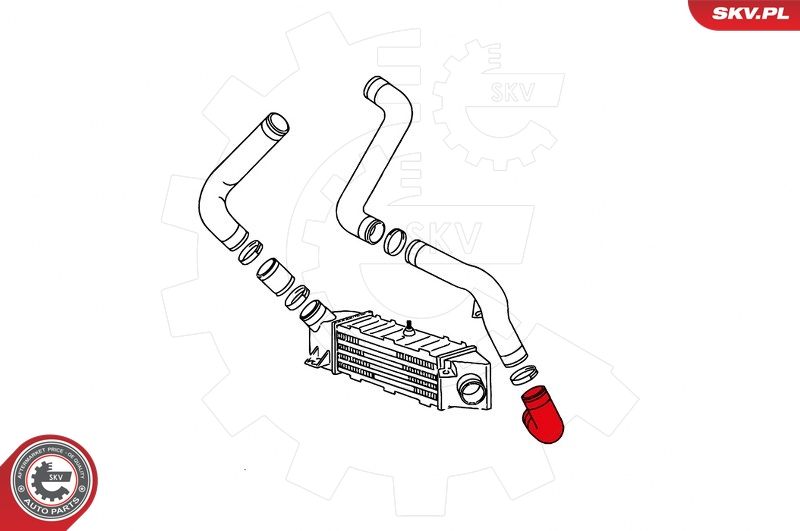 ESEN SKV 24SKV705 Charge Air Hose