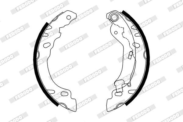 Sada brzdových čelistí FSB688