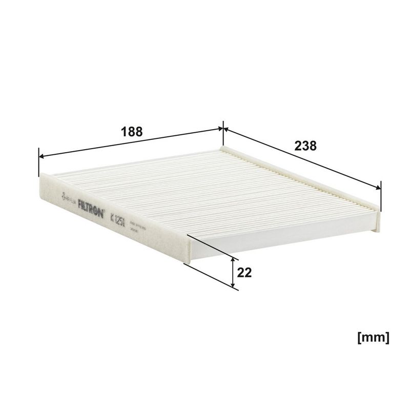 Filter, salongiõhk, FILTRON K 1251