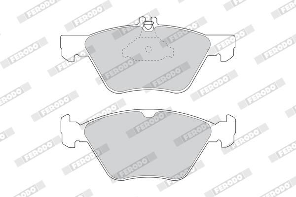 FERODO FDB1050 Brake Pad Set, disc brake