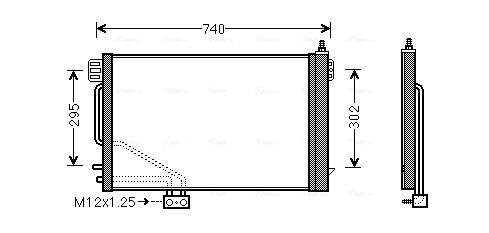 AVA QUALITY COOLING kondenzátor, klíma MSA5200D