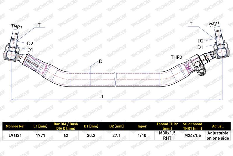 Příčné táhlo řízení L96I31