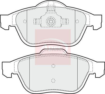 APEC Brake Pad Set, disc brake PAD1186